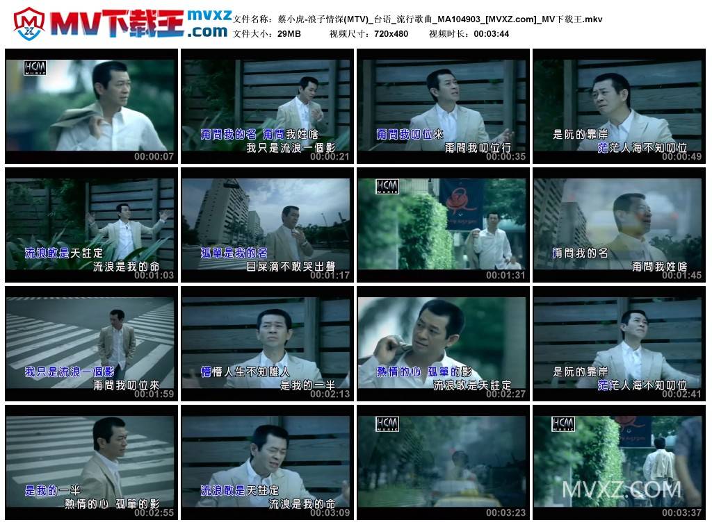 蔡小虎-浪子情深(MTV)_台语_流行歌曲_MA104903